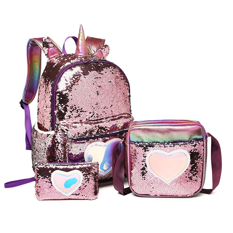 Unicorn Backpack Set
