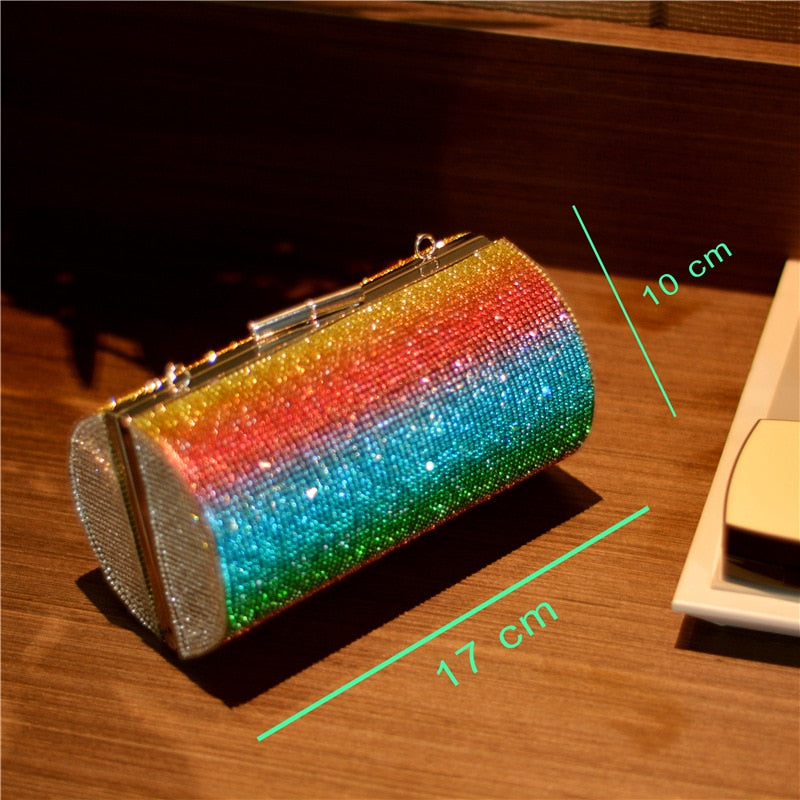 Rainbow Cylinder Clutch