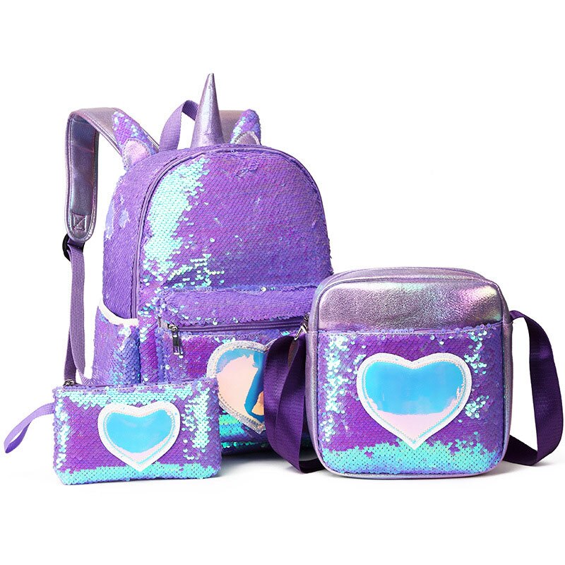 Unicorn Backpack Set