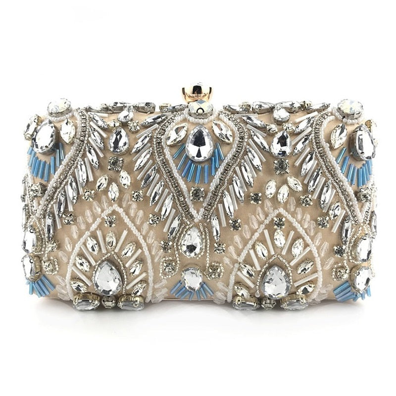 Seashell Beaded Clutch