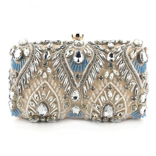 Seashell Beaded Clutch