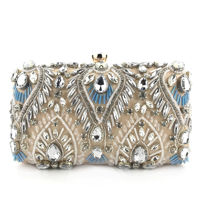 Seashell Beaded Clutch