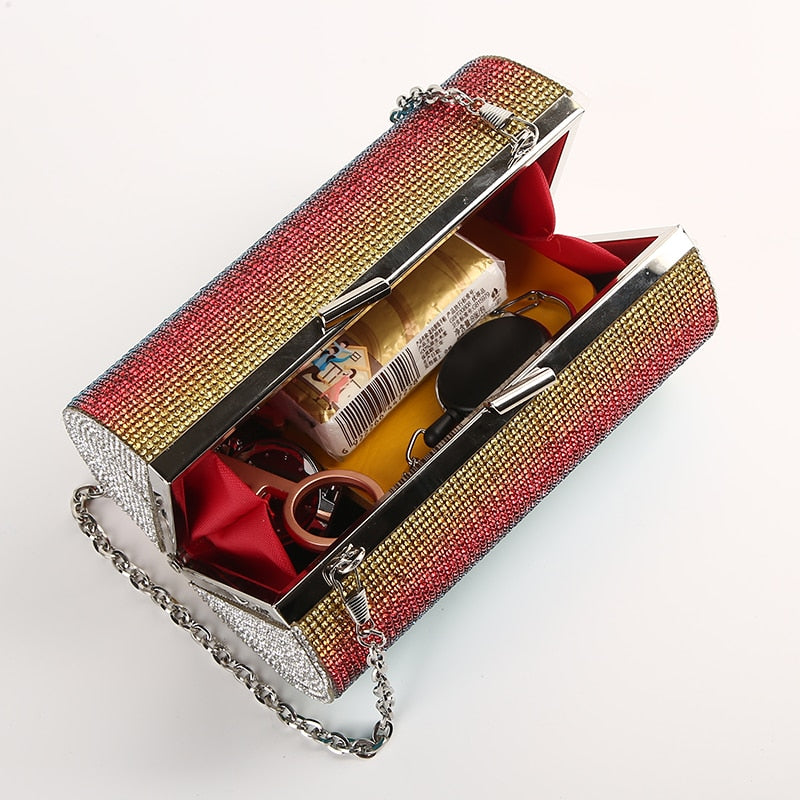 Rainbow Cylinder Clutch