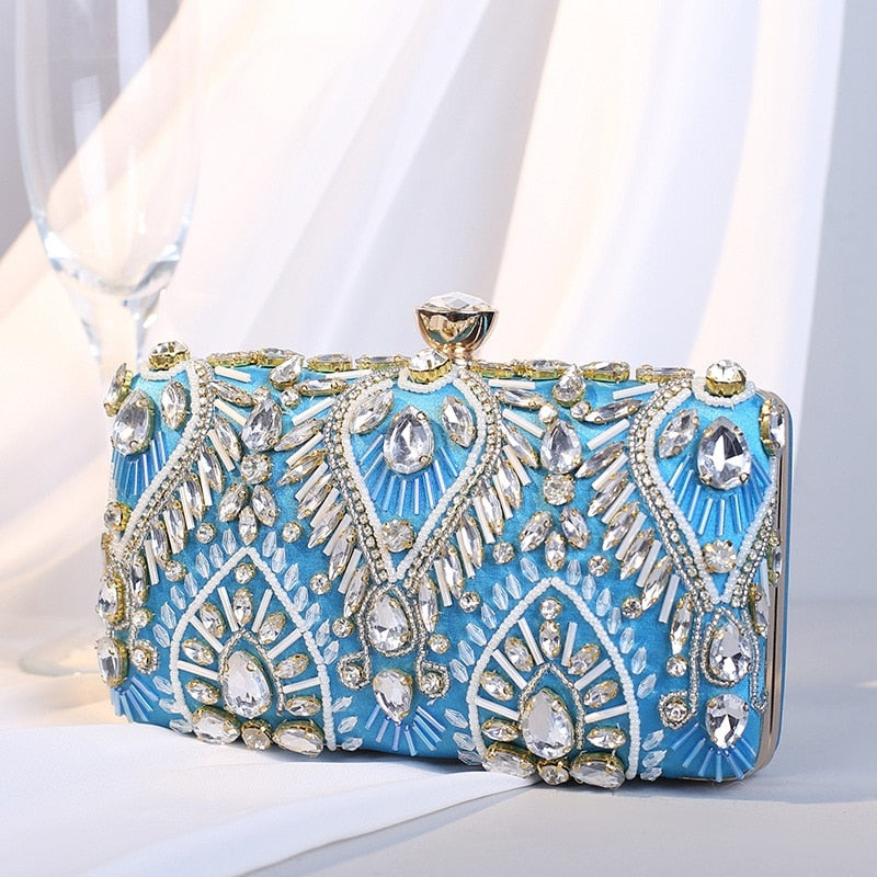 Seashell Beaded Clutch