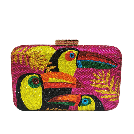 Crystal Toucan Evening Bag