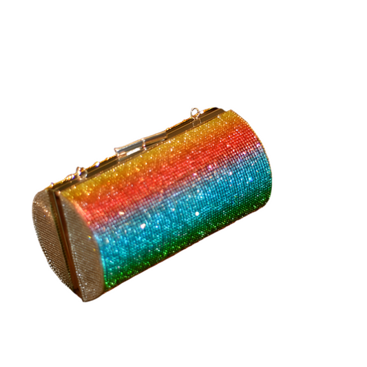 Rainbow Cylinder Clutch