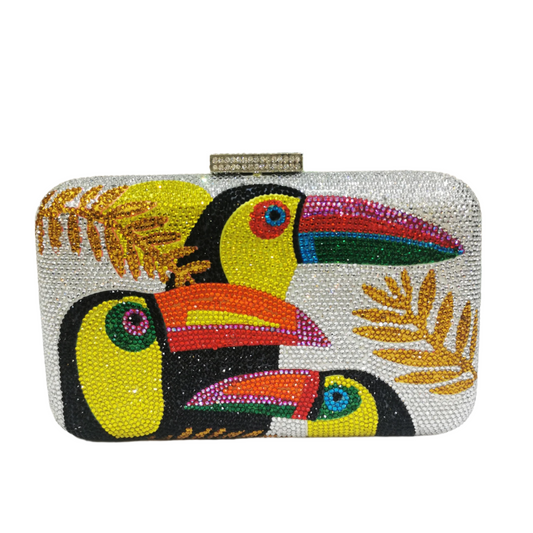 Crystal Toucan Evening Bag