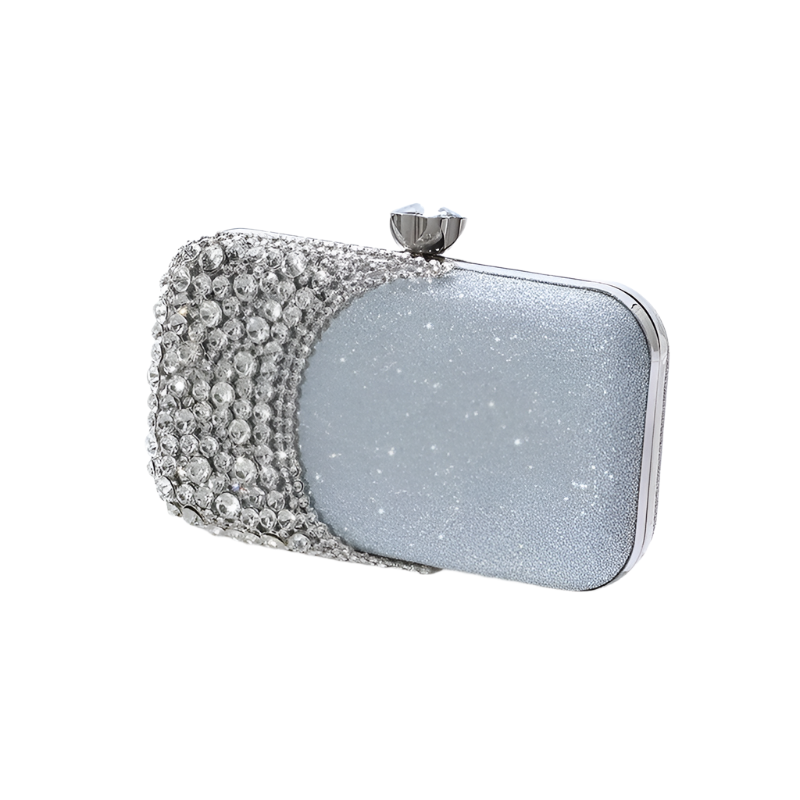 Half Moon Diamond Evening Clutch