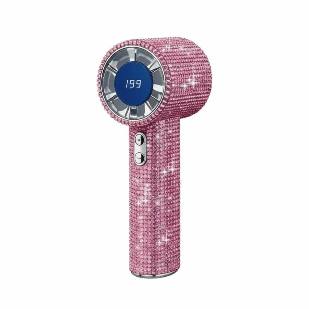 Bling Platinum Sparkling Portable Fan