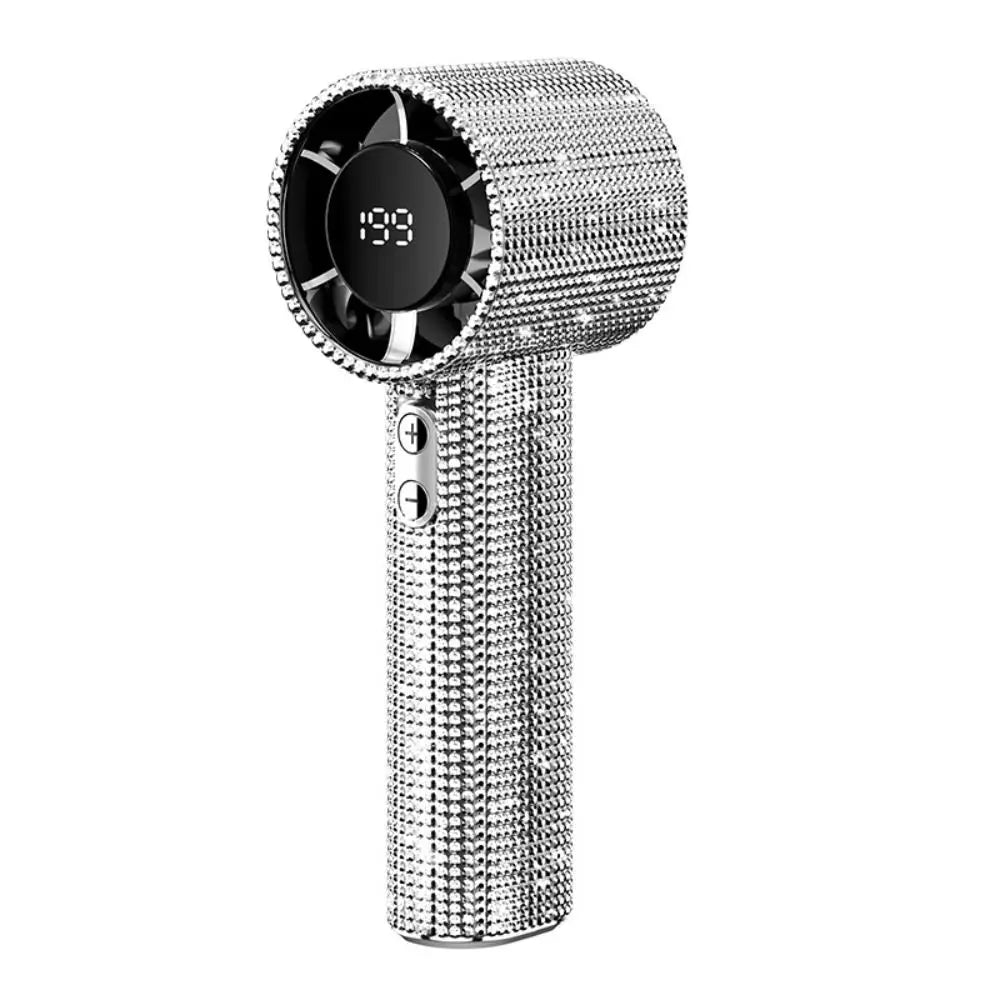 Bling Platinum Sparkling Portable Fan