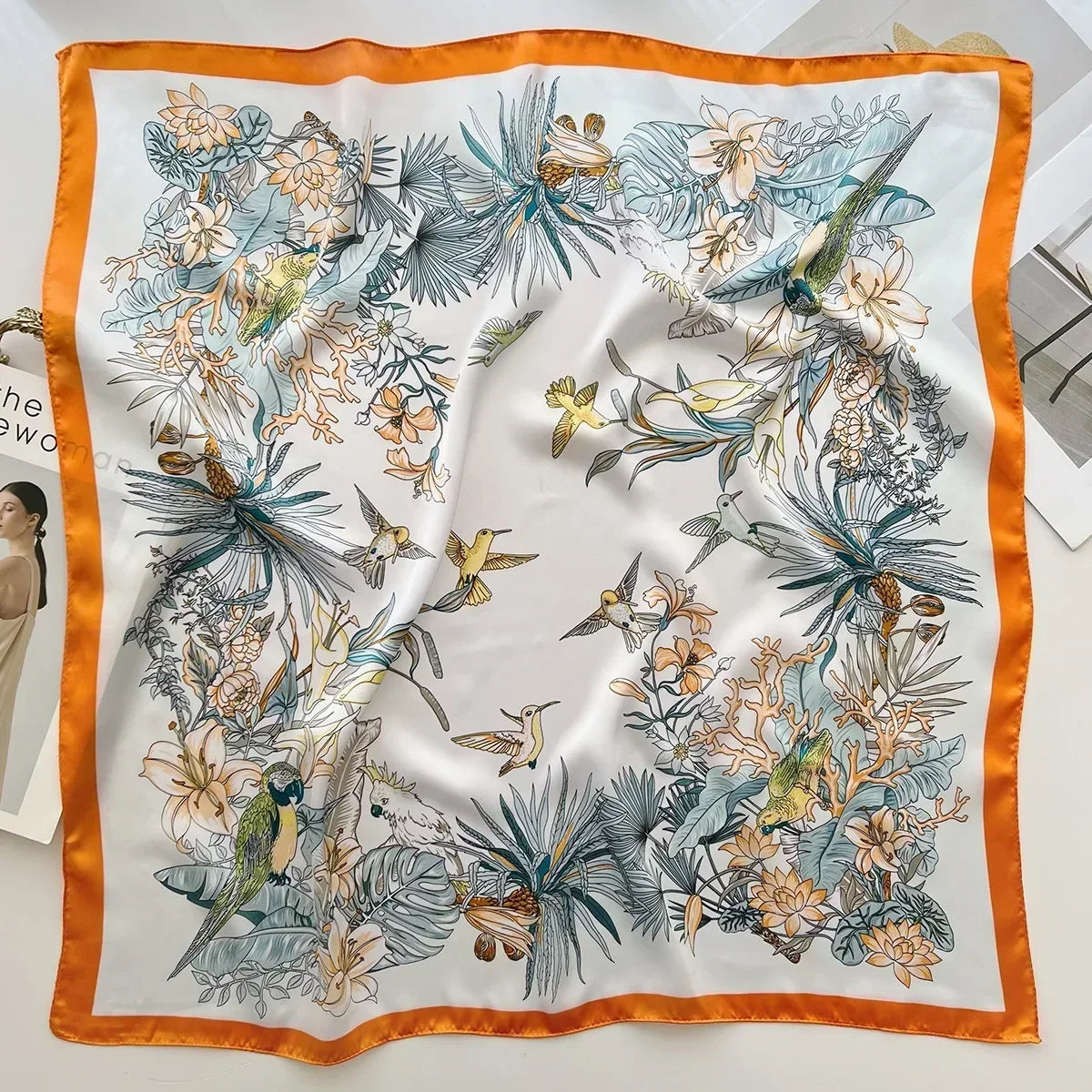 Geschilly silk scarf