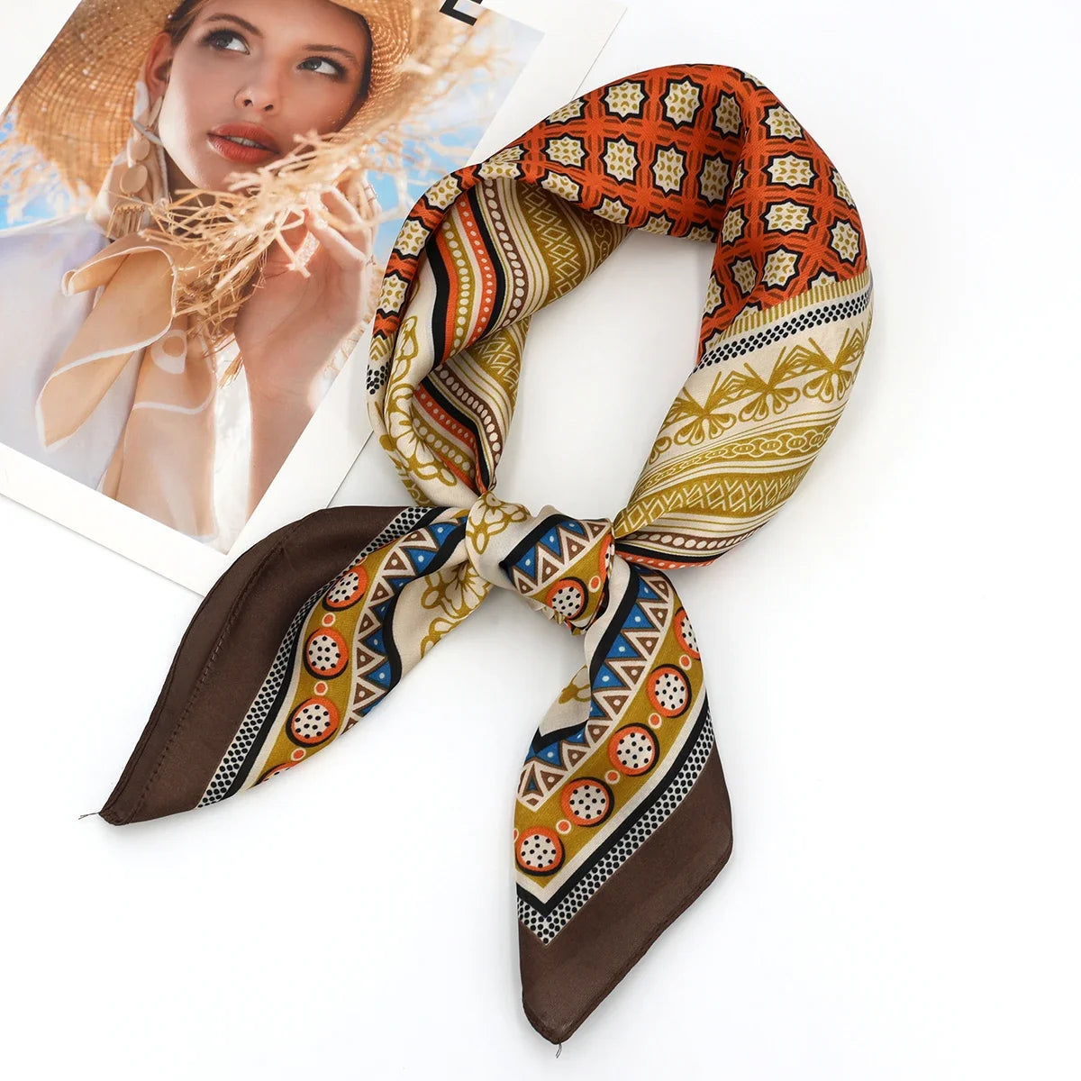 Geschilly silk scarf