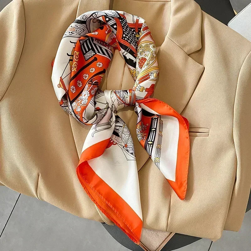 Geschilly silk scarf