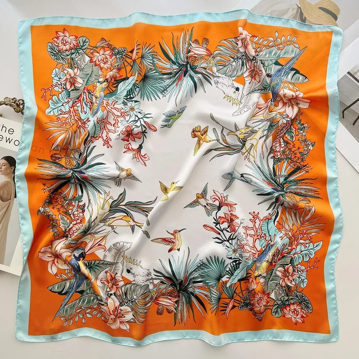 Geschilly silk scarf