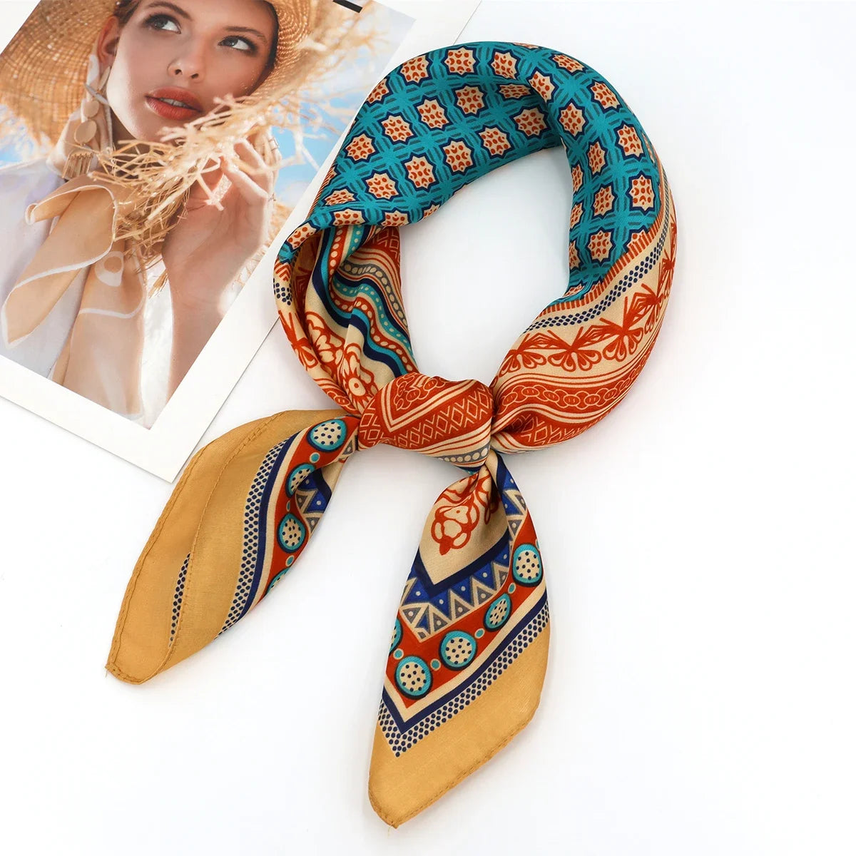 Geschilly silk scarf